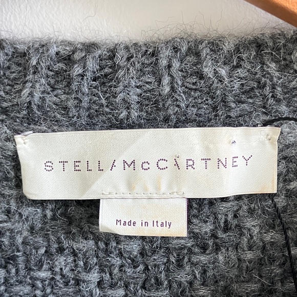 Stella McCartney Charcoal Long Sleeve wool knot Dress size 40 luxurious - Picture 5 of 10